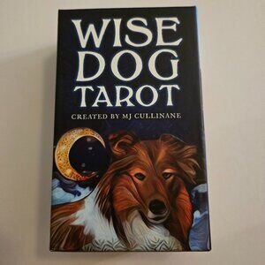 Wise Dog Tarot Deck MJ Cullinane Complete 78 Cards Guidebook Dog Tarot Like New